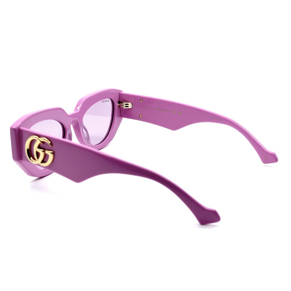 GUCCI GG1421S 004 PINK LIGHT VIOLET AUTHENTIC SUNGLASSES - Picture 7 of 14